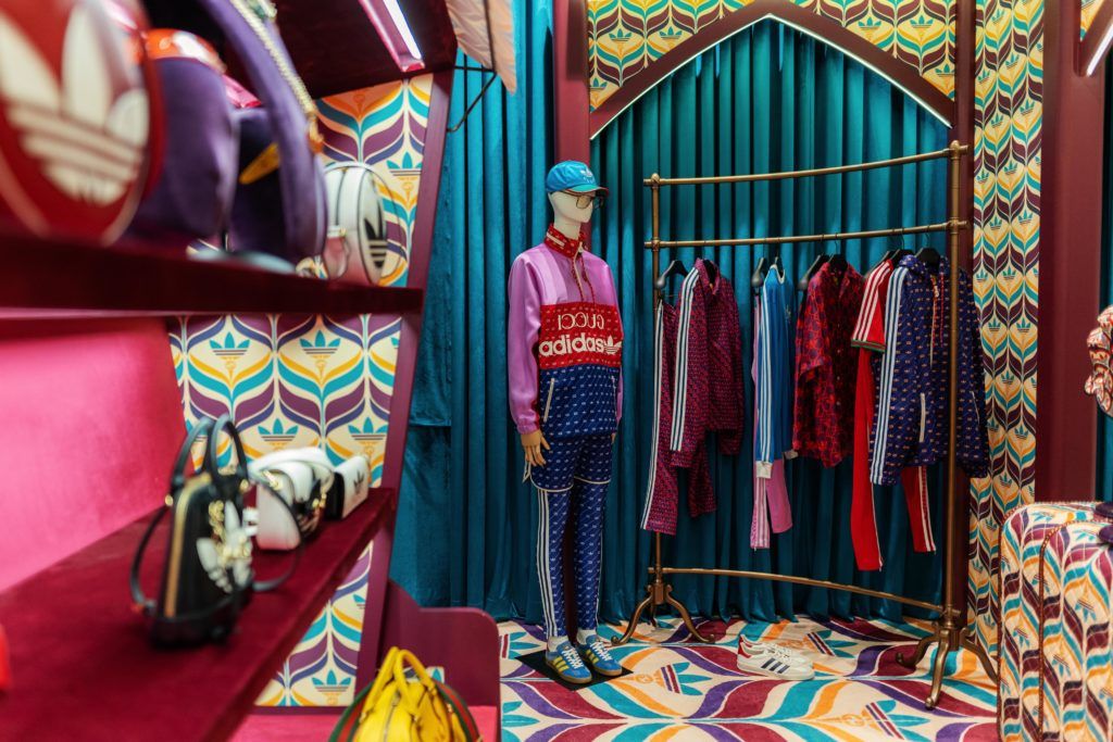 adidas x Gucci pop-up store