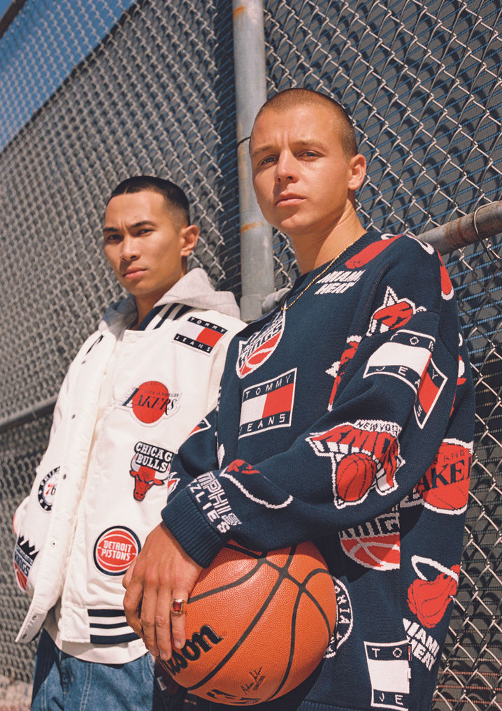 Tommy Jeans us back to '90s street style an NBA collaboration