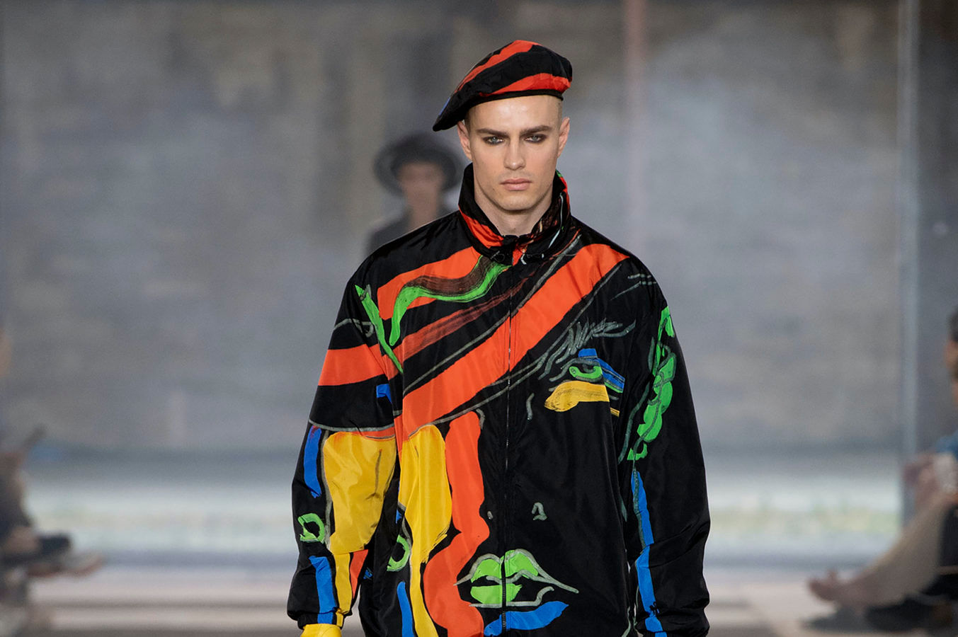 9 best looks: Moschino Spring/Summer 2023 menswear collection unravels in pop-bright colours