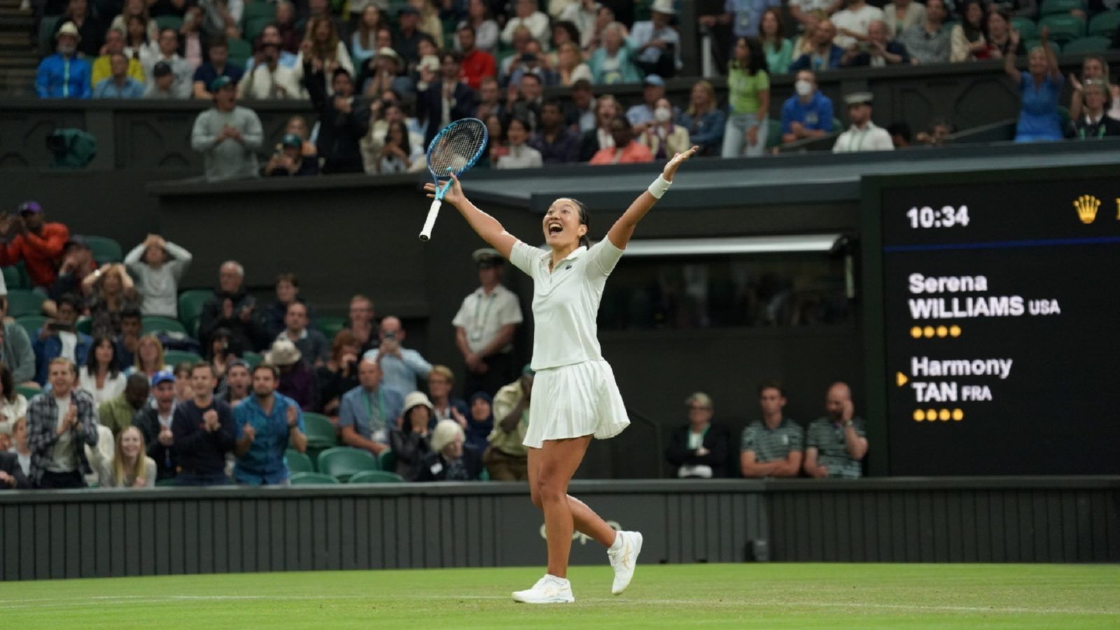 Who is Harmony Tan, the French tennis player who defeated Serena Williams at Wimbledon 2022?