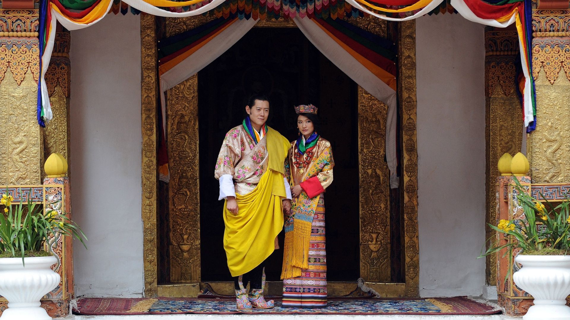 King and Queen of Bhutan