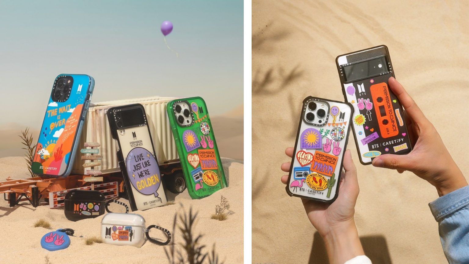 CASETiFY collaborates with BTS for 'Permission to Dance' accessories