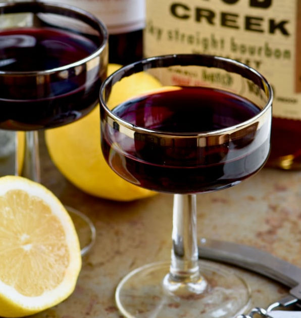 Homemade wine cocktails