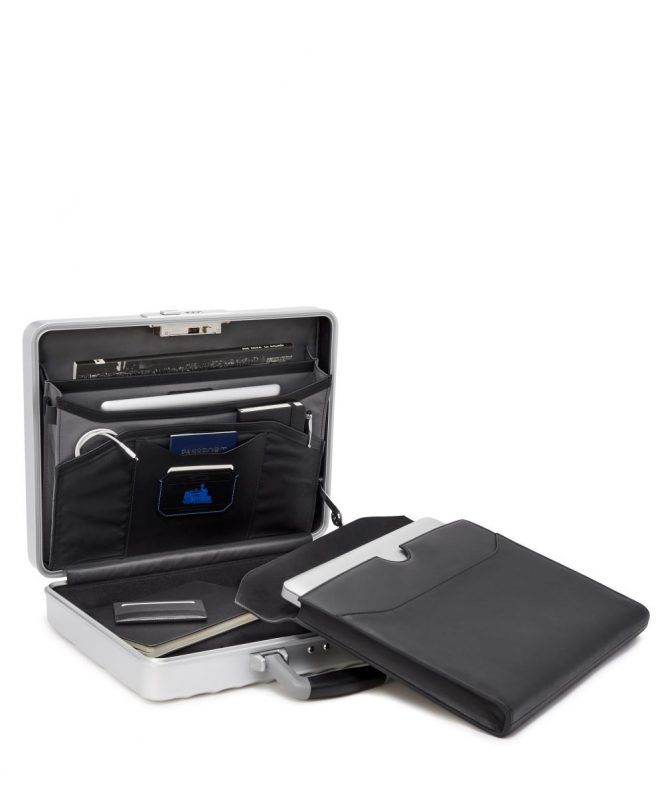 Spot TUMI's 19 Degree Aluminum in Brad Pitt’s ‘Bullet Train’