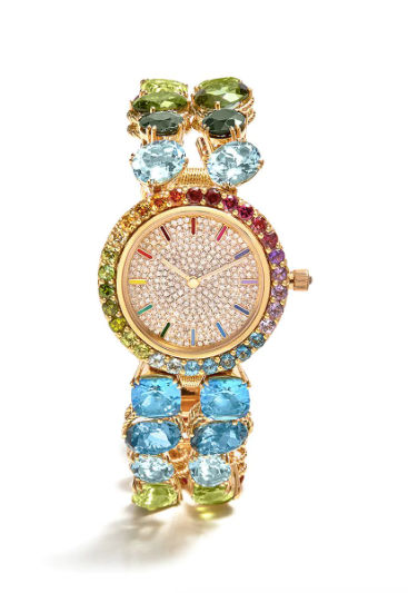 Dolce & Gabbana Rainbow Crystal 34mm timepiece