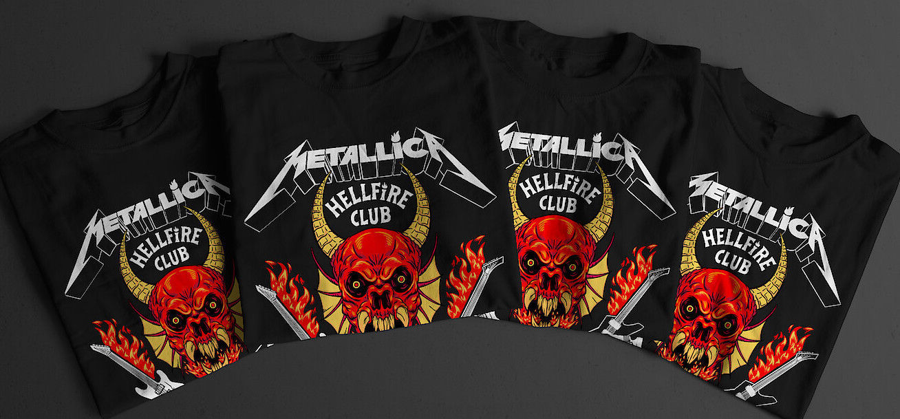 Metallica unveils its latest Hellfire Club Merch inspired by Netflix’s Stranger Things