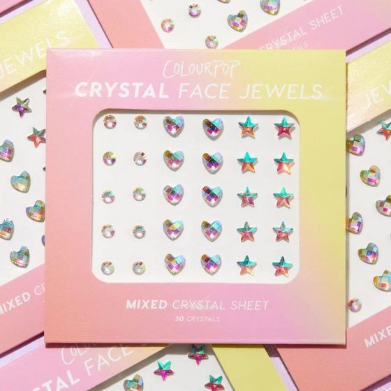 Colorpop's Mixed Crystal Face Jewels