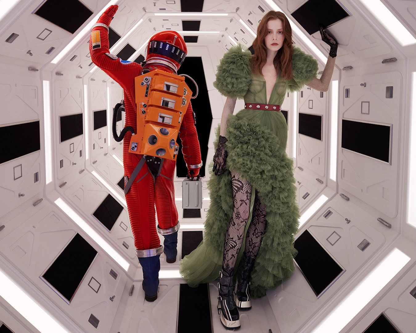 Recreating 2001 A Space Odyssey in the new Gucci Exquisite campaign