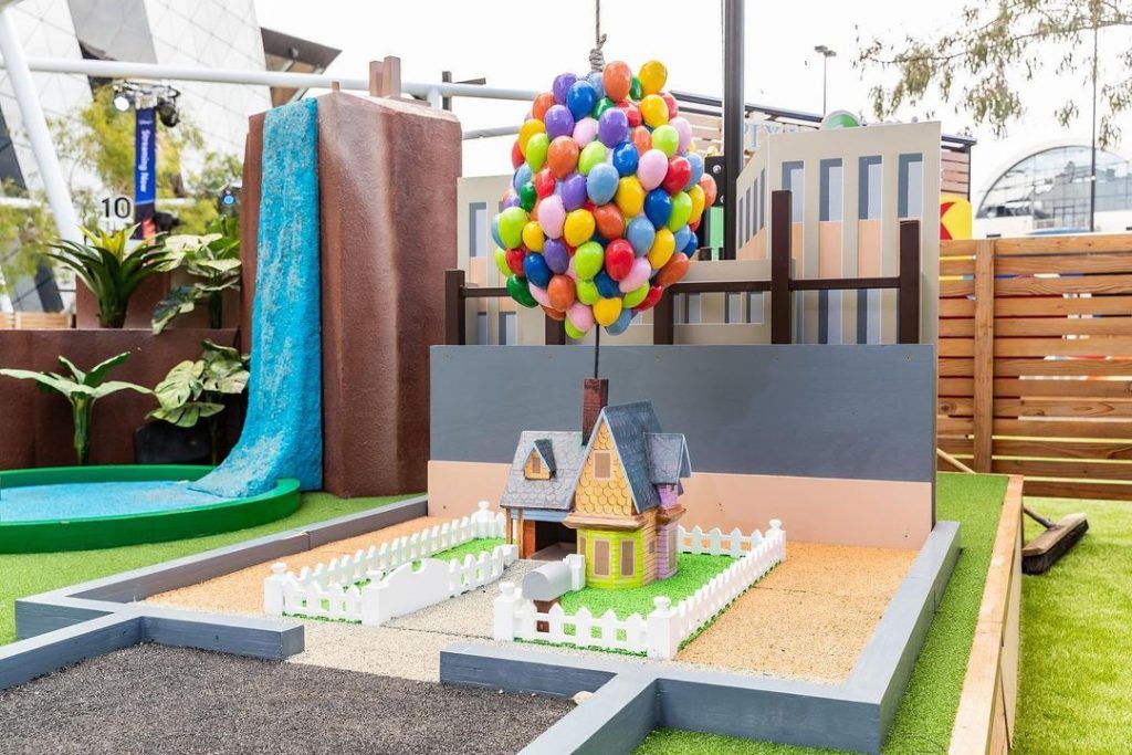 Play a round of Pixar Mini Golf at Marina Bay Sands