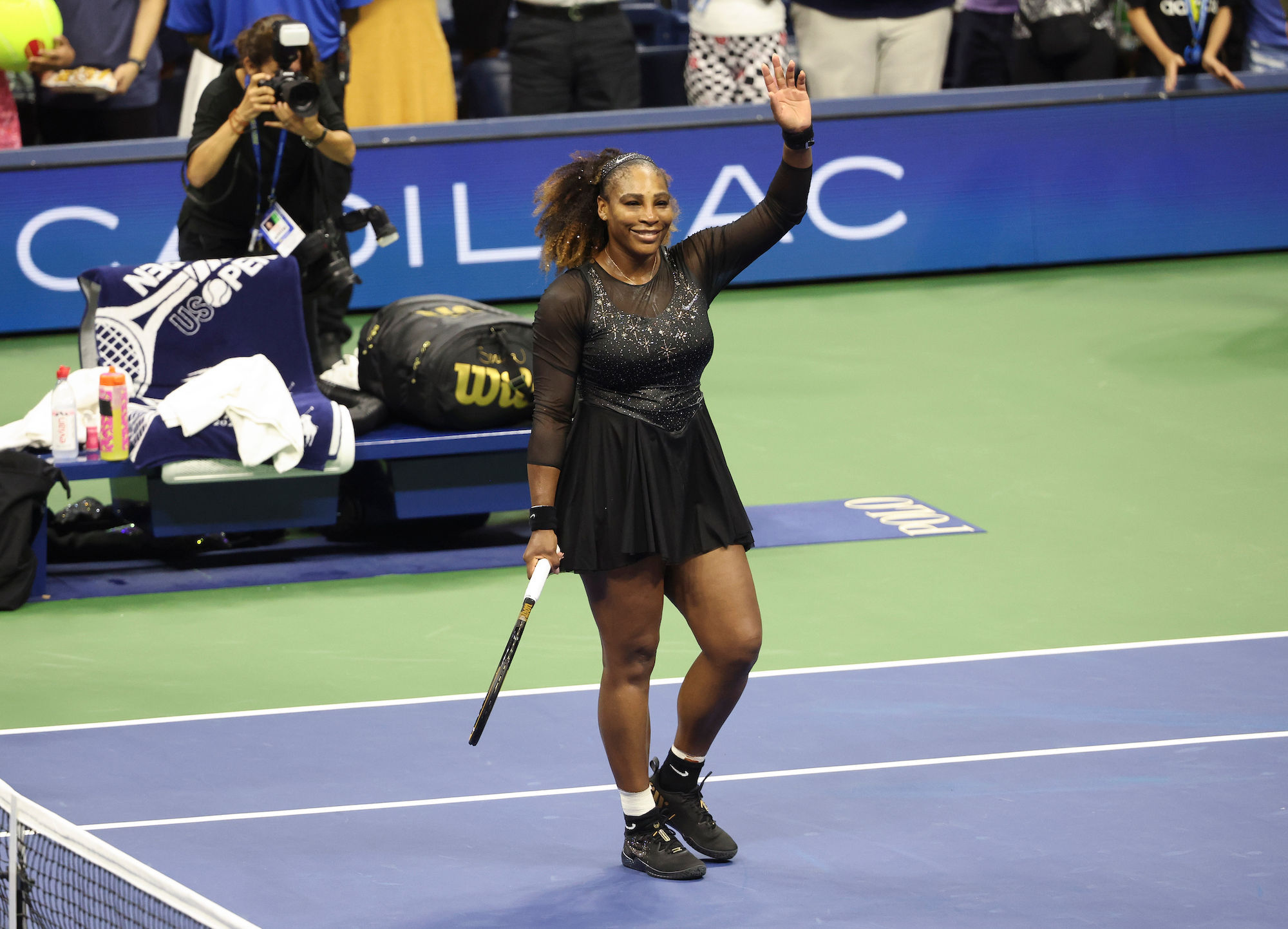 Closer look Serena Williams diamond-encrusted fit at the US Open