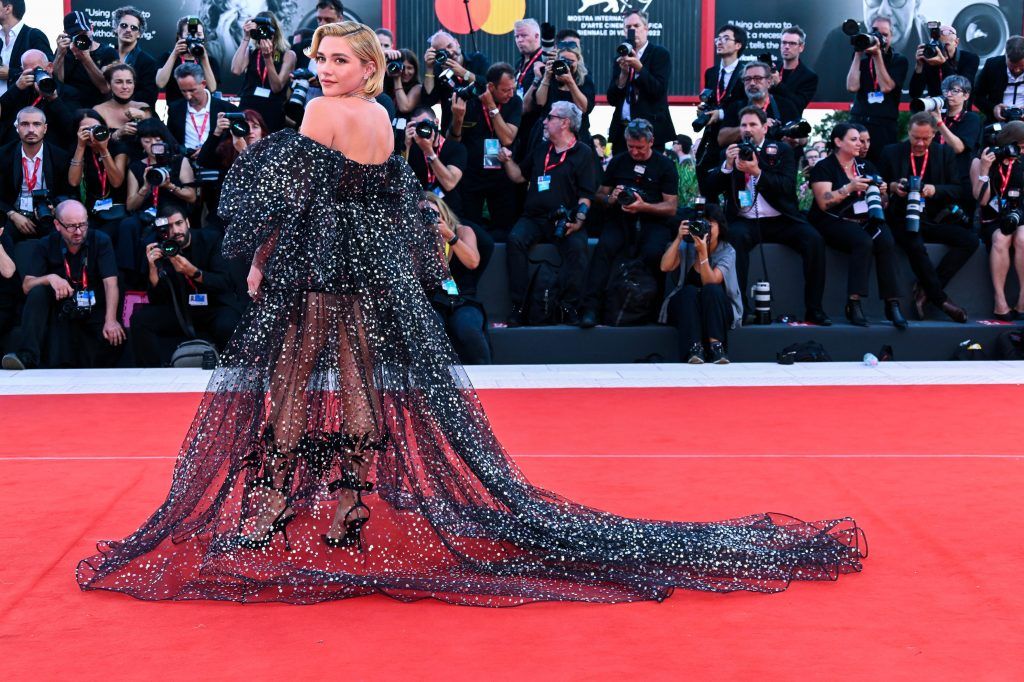 The 'Don't Worry Darling' Cast Showed Up in Dramatic Fashion at the Venice  Film Festival