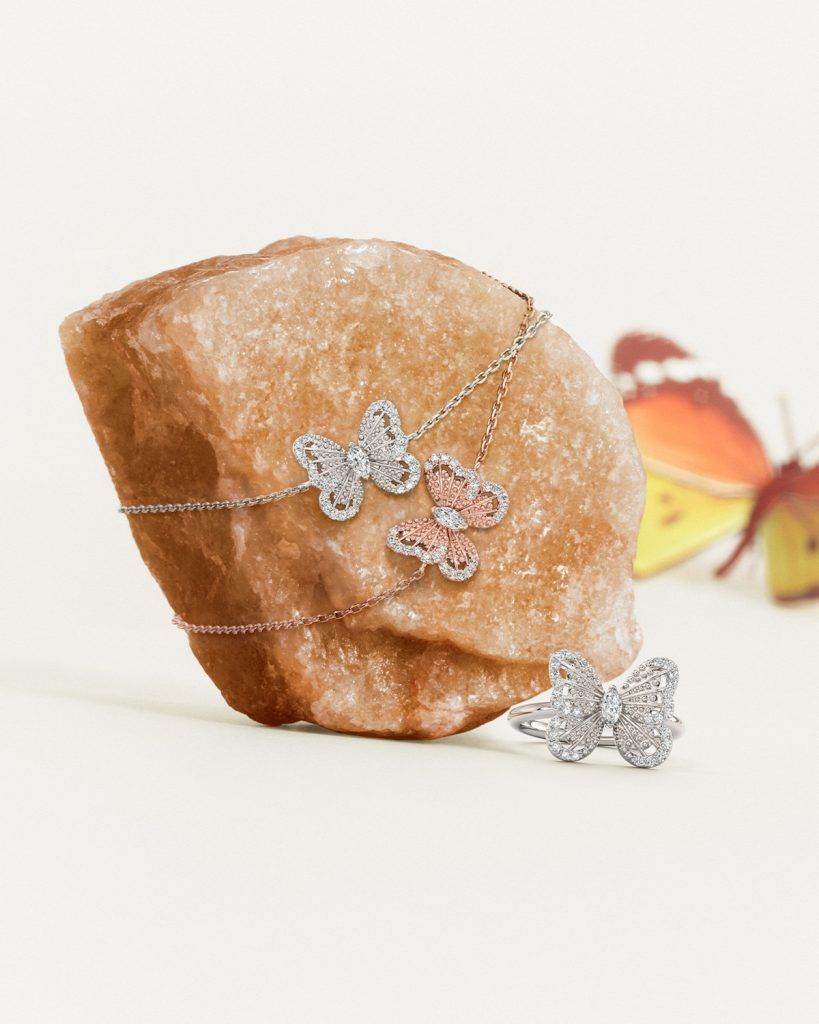 de Beers Portraits of Nature Butterfly Ring