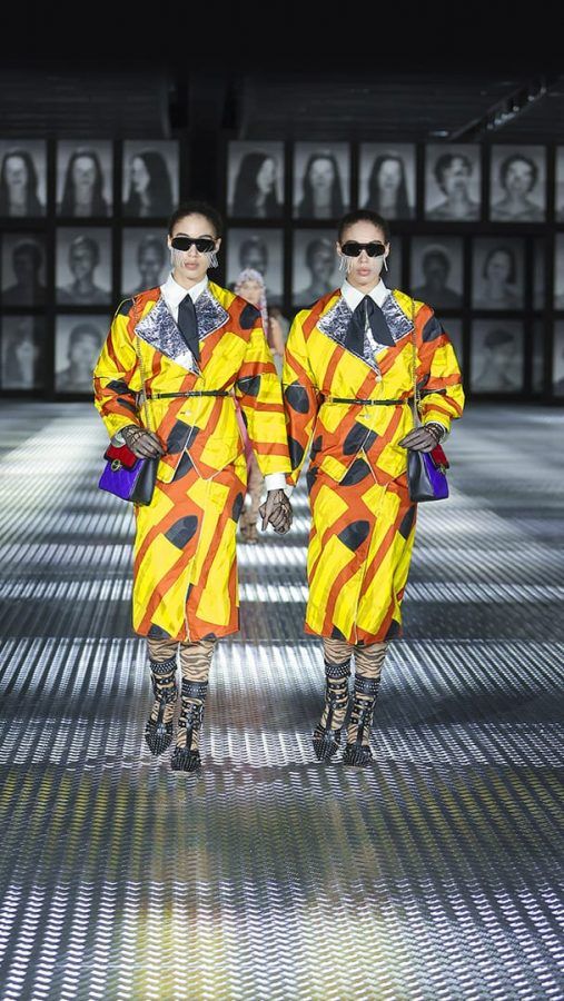 Gucci Spring Collection Blue Gucci Spring 2023 takes you to Twinsburg, city of doubles