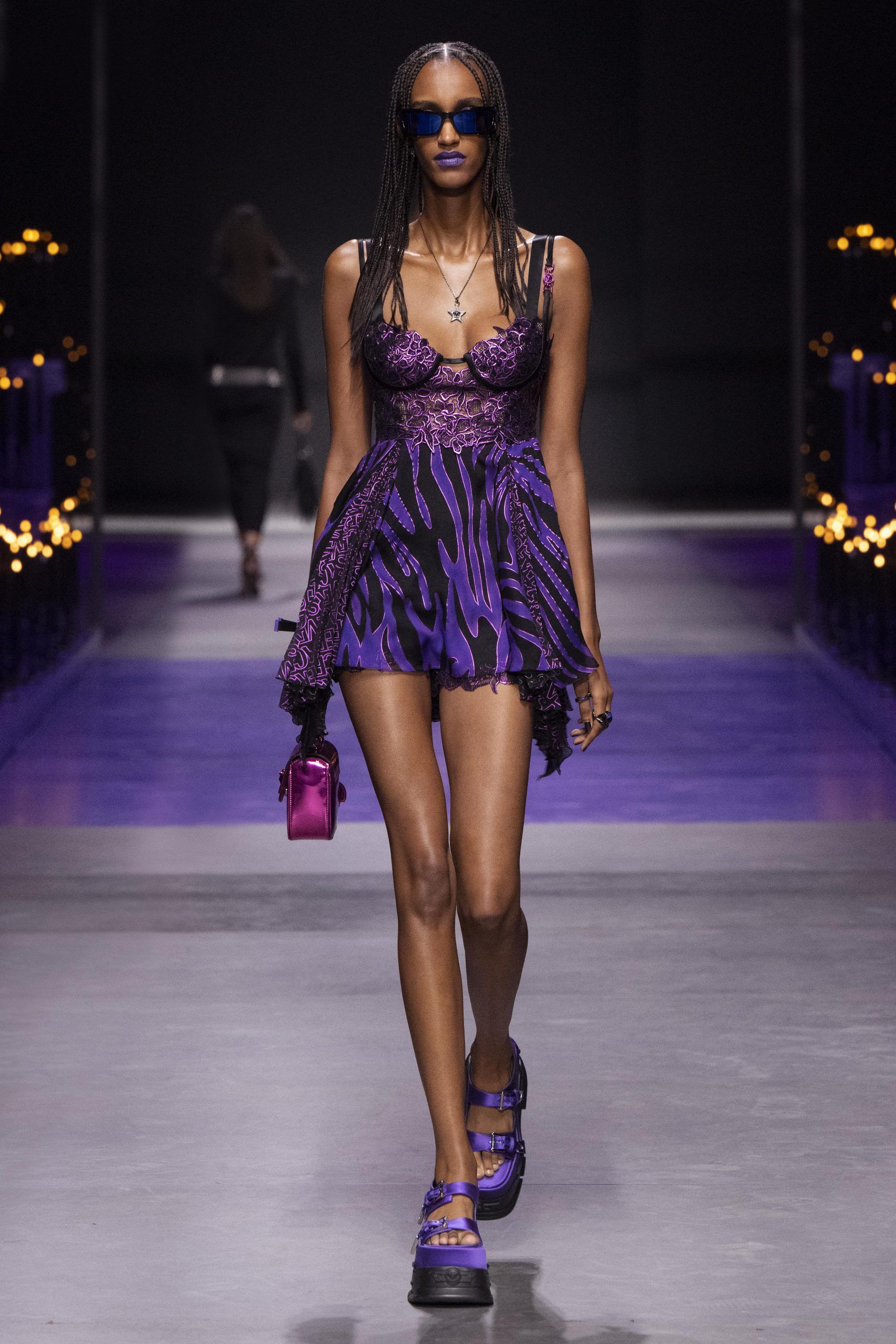Versace Spring Summer 2023 is a reflection of the Dark Gothic Goddess