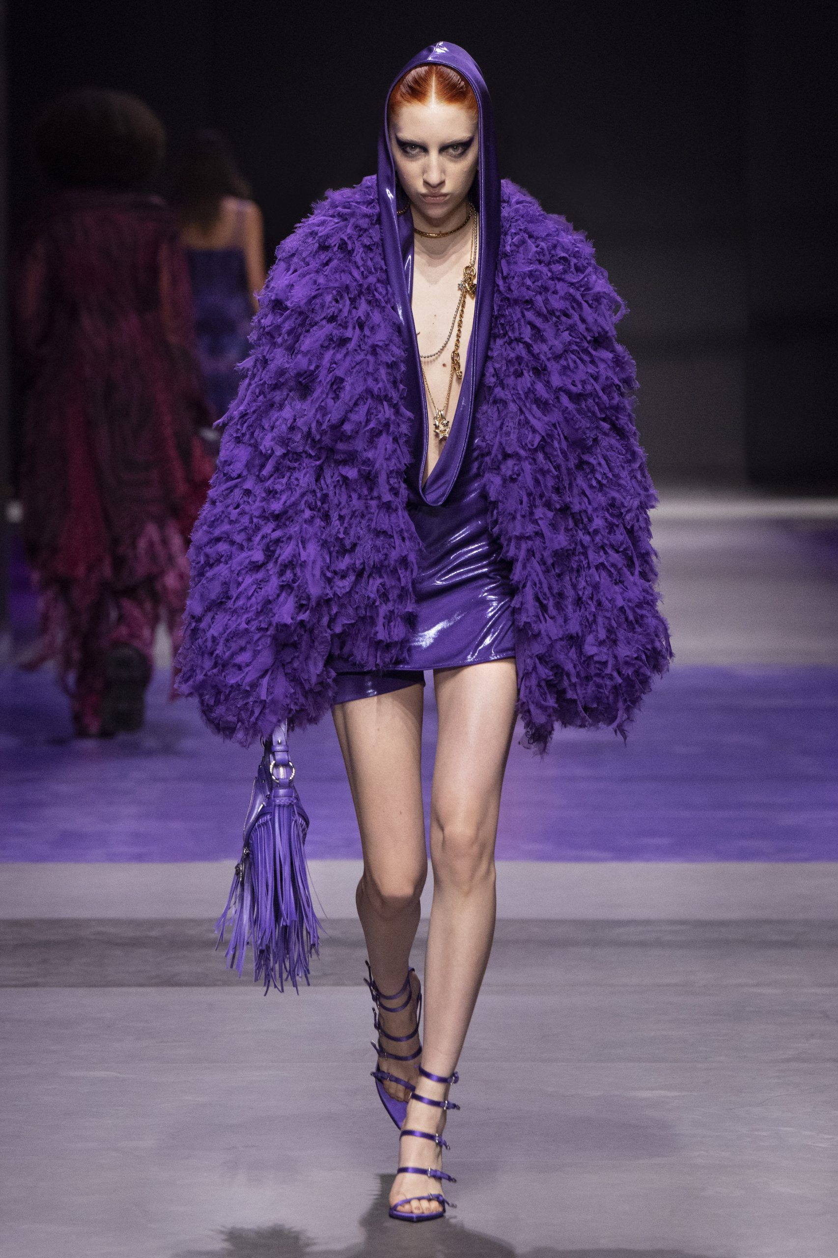 Versace Spring Summer 2023 is a reflection of the Dark Gothic Goddess