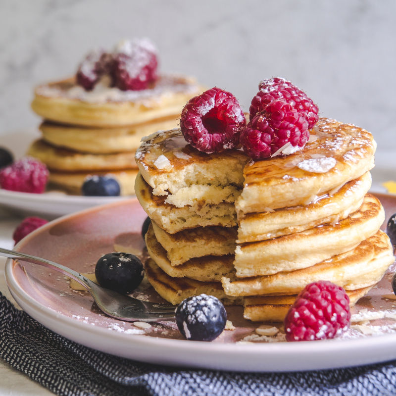 Here’s the secret to get fluffy pancakes every single time