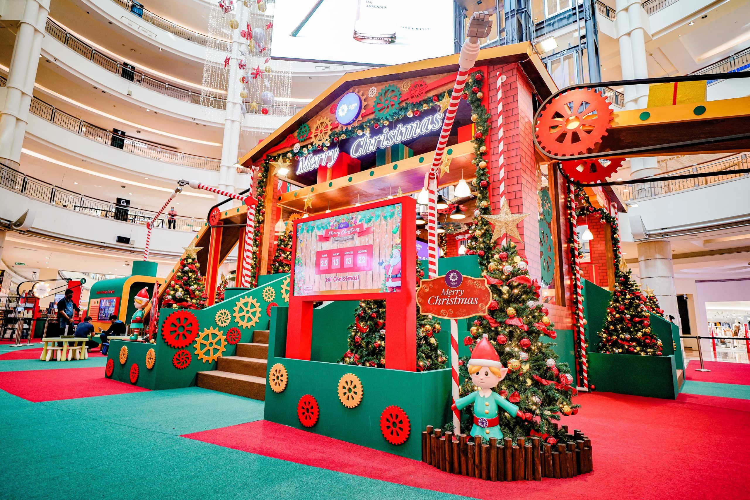 Enter the magical realm of Santa’s Workshop this Christmas at Suria KLCC