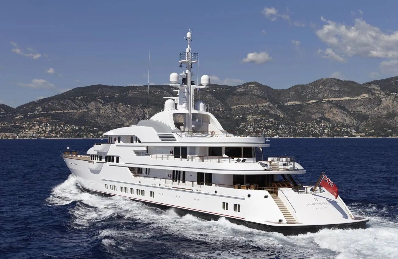 Yacht Symphony Bernard Arnault Stock Photo