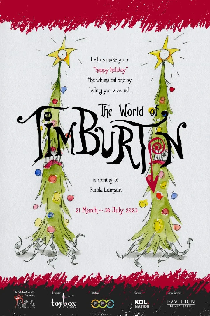 Tim Burton's 'World of Tim Burton' exhibition is landing in KL in March