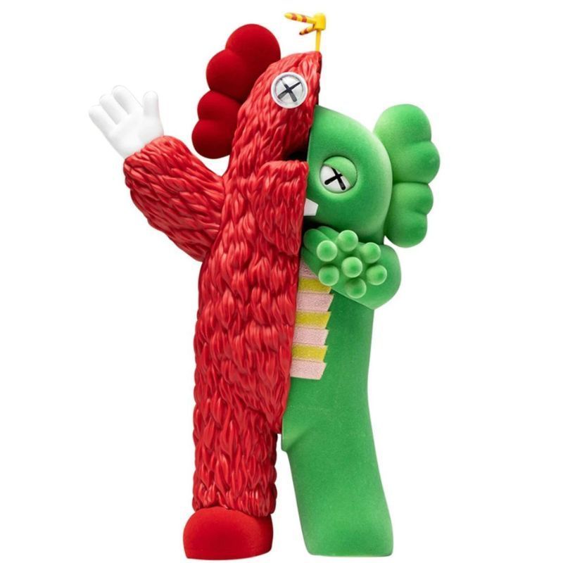 Sold at Auction: KAWS Plush Sesame Street Figures 5 Pcs.