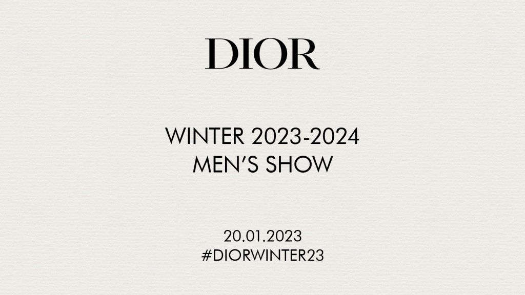 Watch the Dior Men Winter 2023 – 2024 show, live from Paris