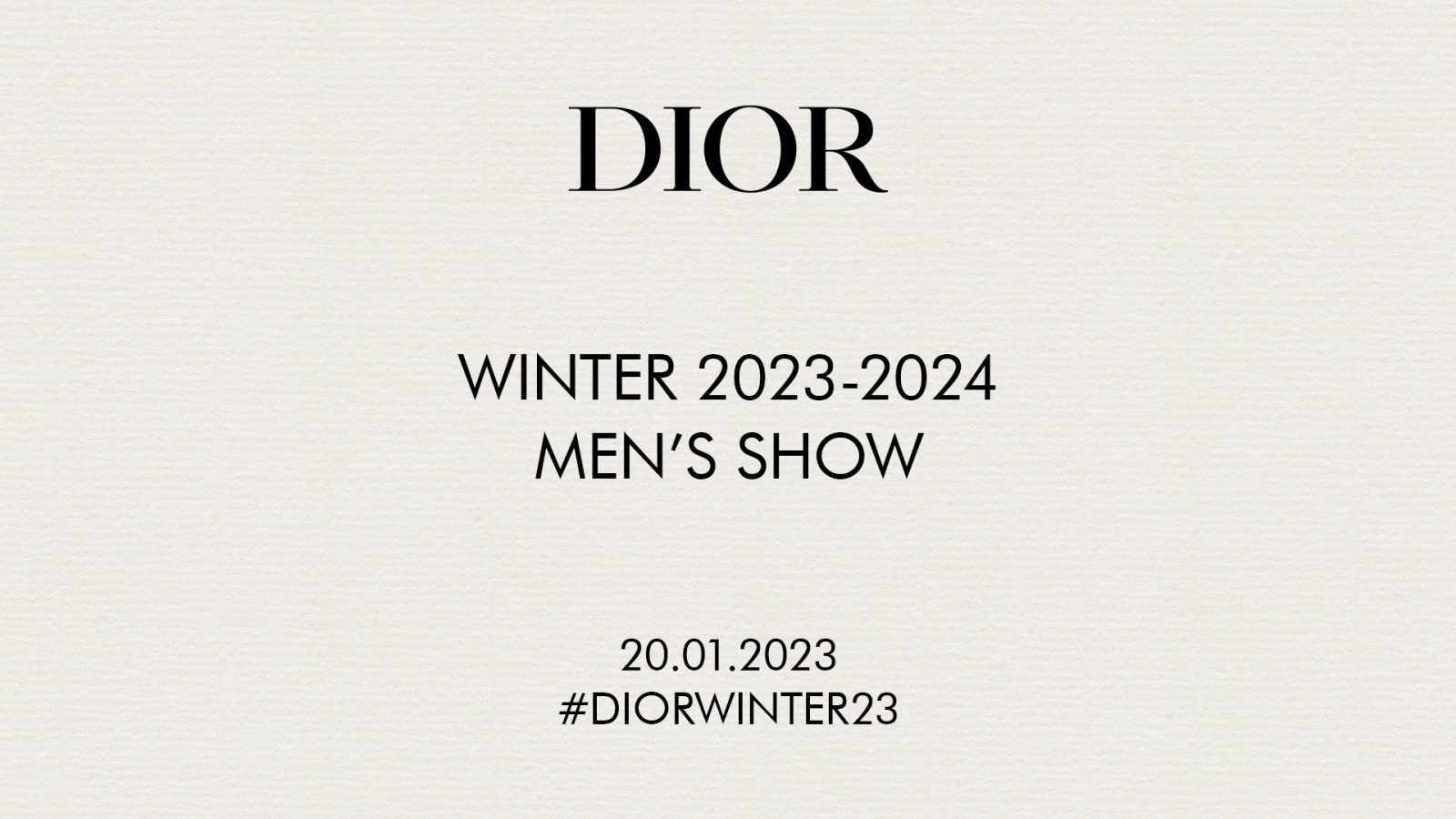 Dior Fall Winter 20222023 Men  RUNWAY MAGAZINE  Official