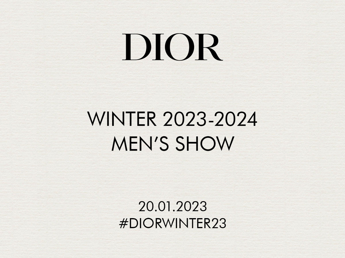 Paris Fashion Week: Dior Mens Winter 23/24 – Haute Today