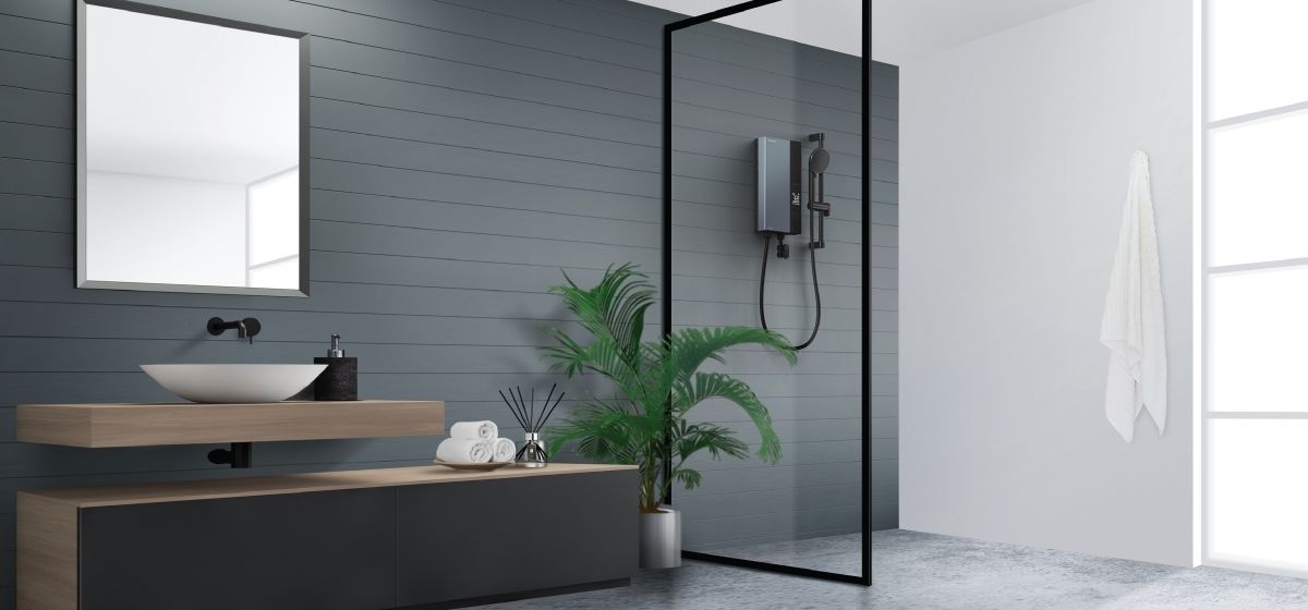 Panasonic’s new U Series Jet Pump Water Heater is sleek, safe, and lets you immerse in a spa-like shower