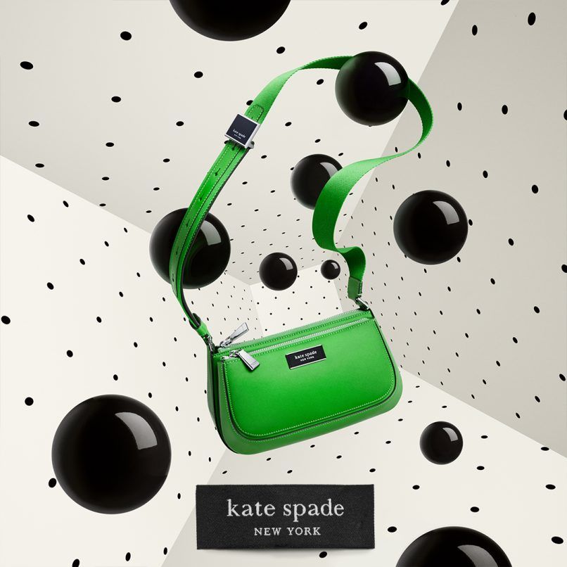 Kate Spade Army green Purse Lots of pockets - Depop