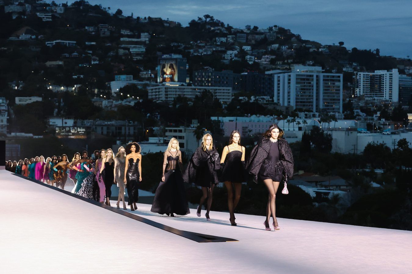 Versace presents Fall Winter 2023 in Los Angeles