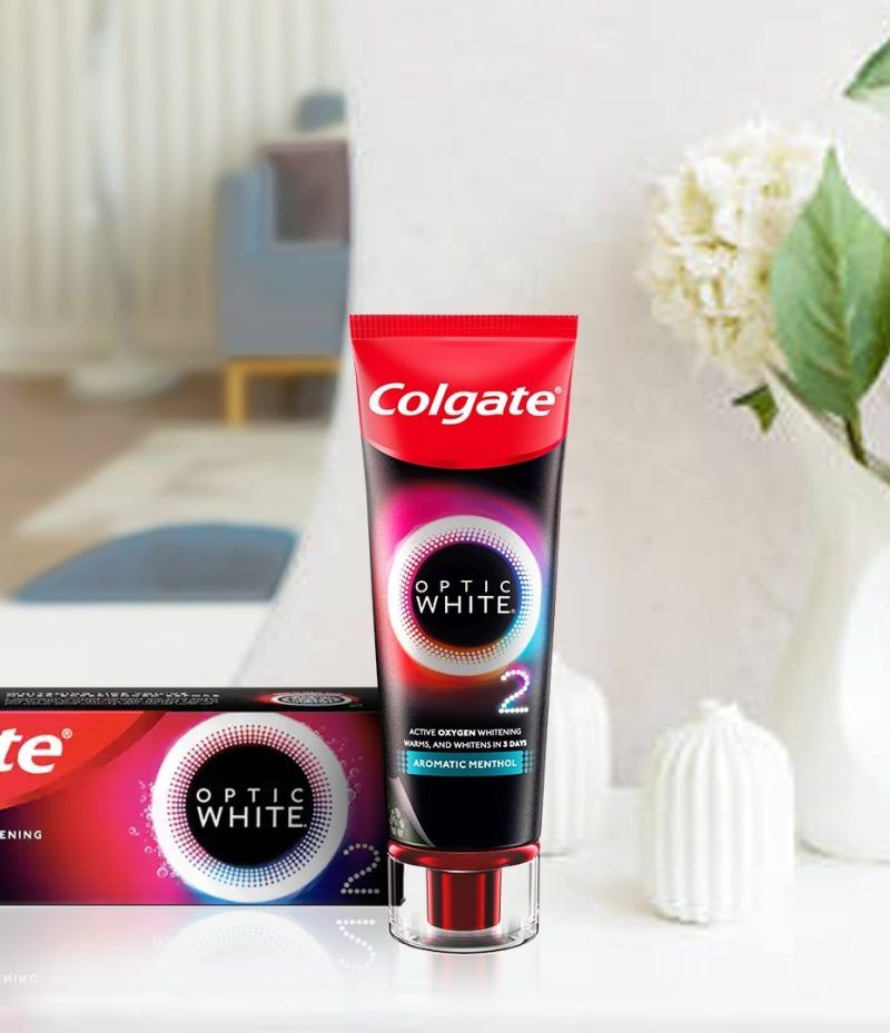 Smile bigger and brighter with the must-have Colgate Optic White O2