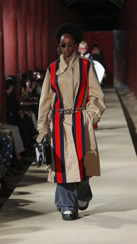 In the Cruise 2024 fashion show the heritage of Gucci comes