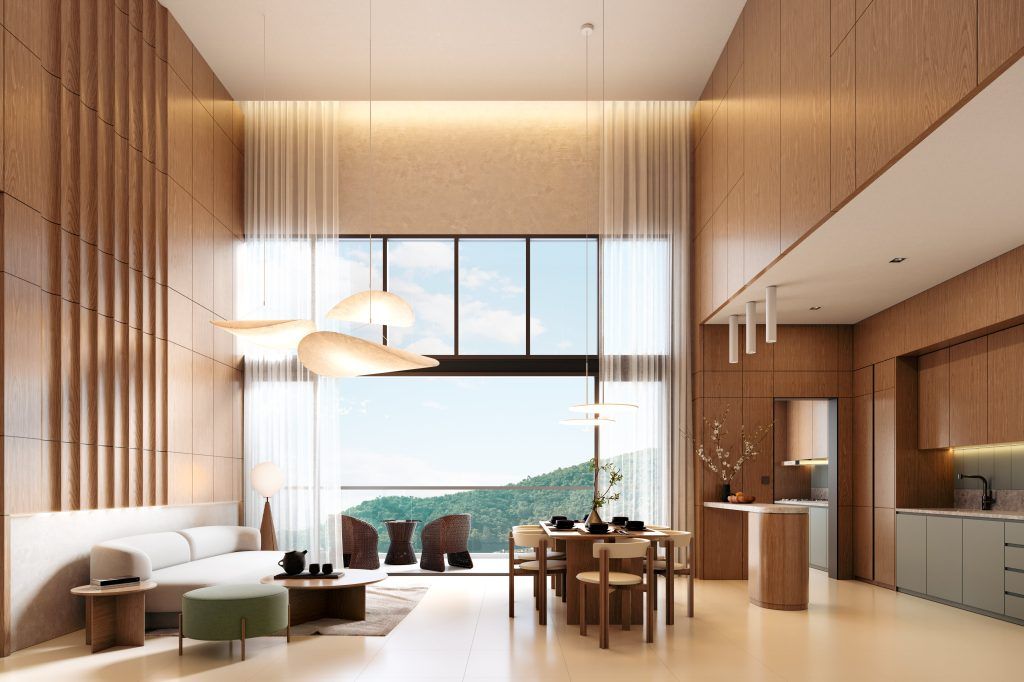 Sfera Villa Concept Living and Dining Area (Day)