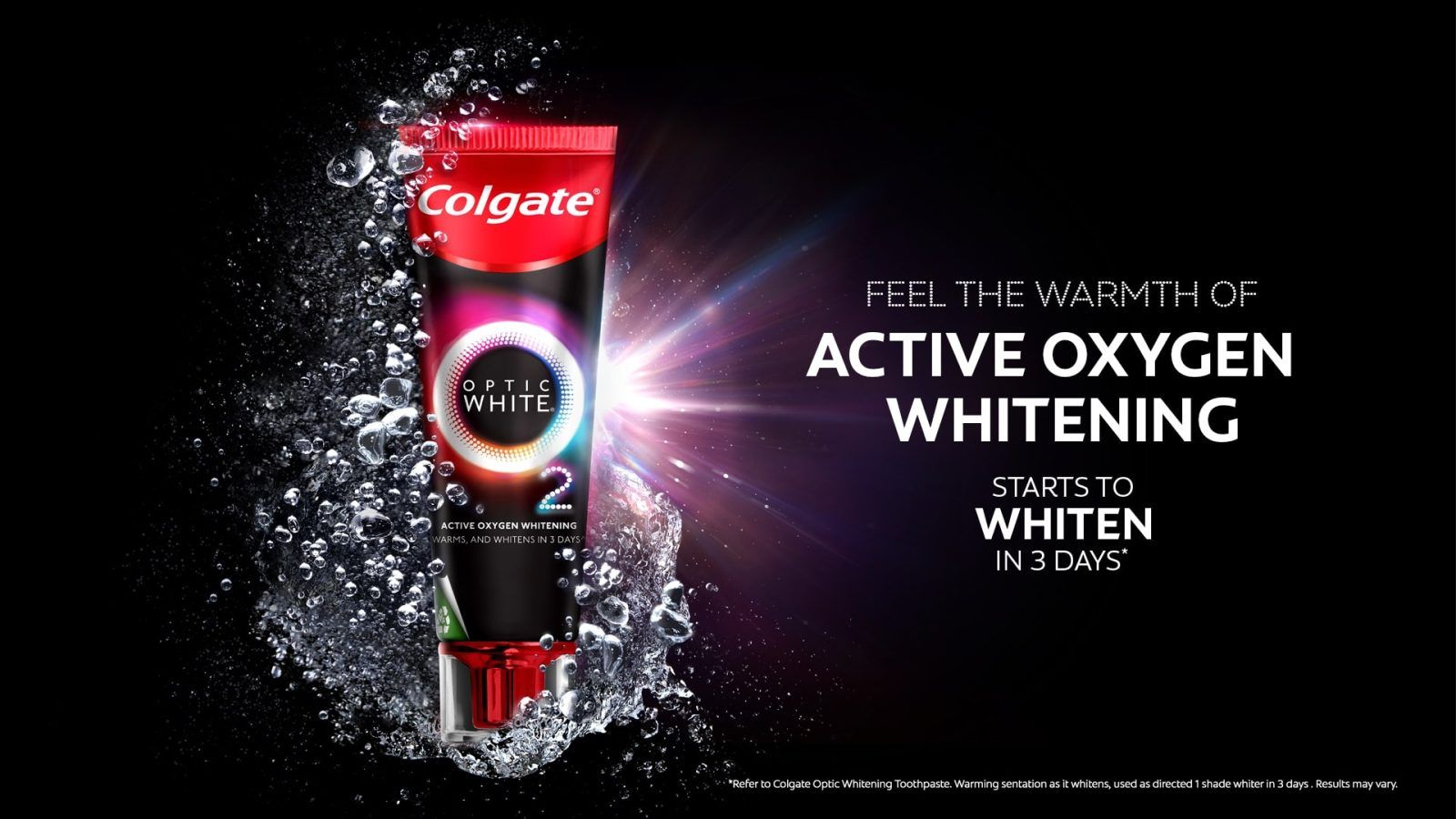 Smile bigger and brighter with the must-have Colgate Optic White O2