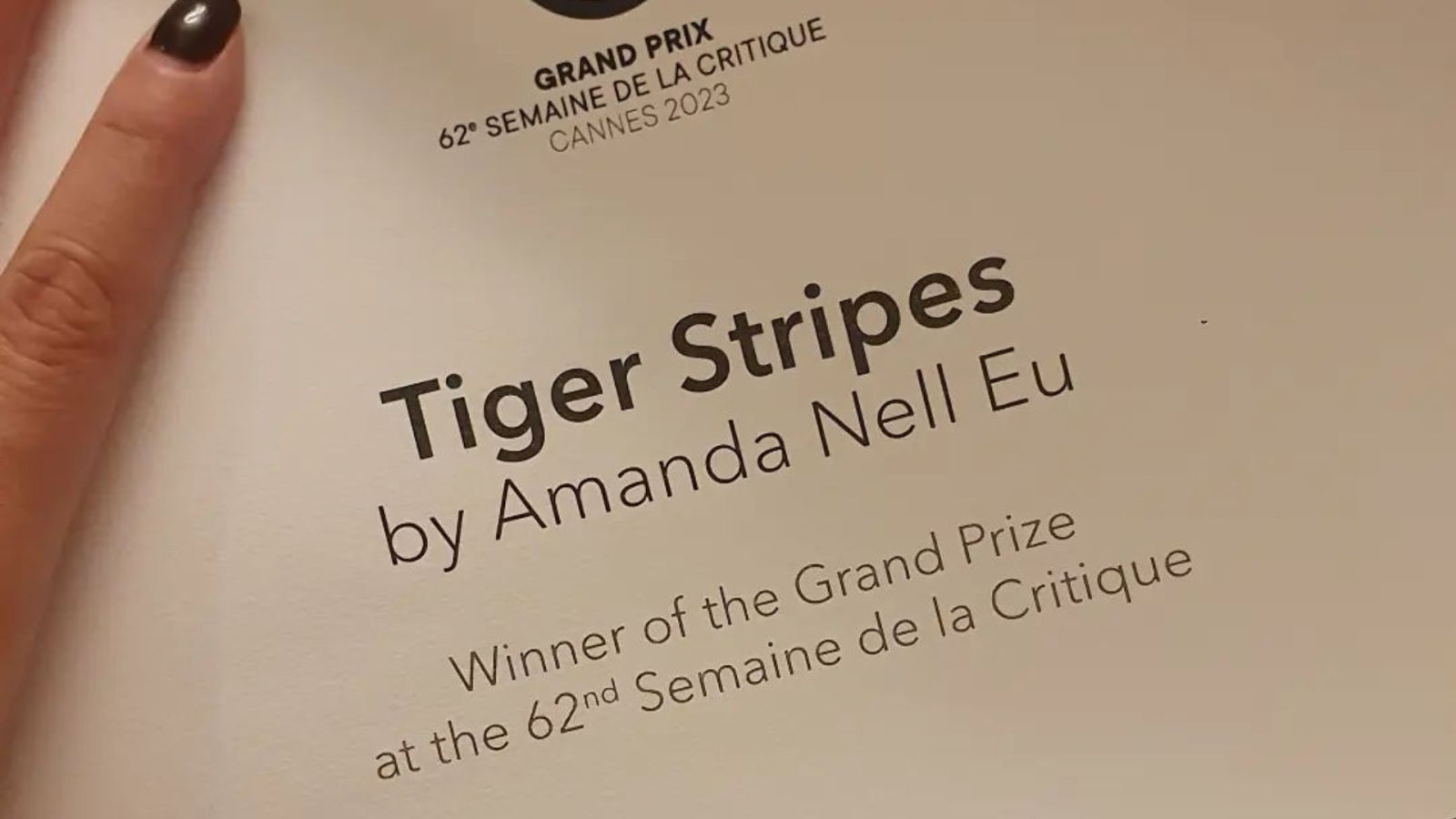 Tiger Stripes is the first Malaysian film to nab top award at Cannes  Critics Week