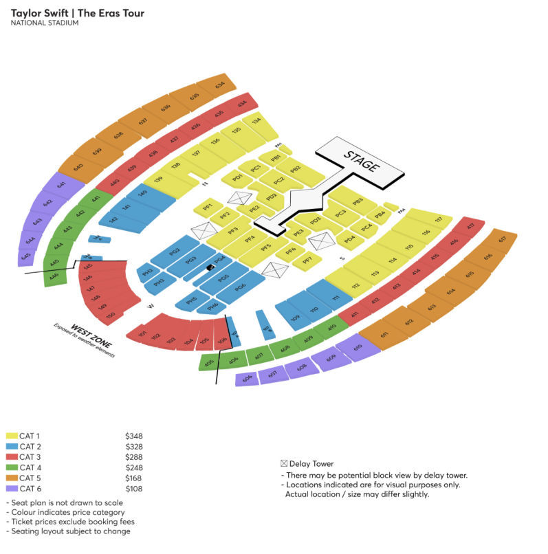 taylor swift the eras tour singapore march 2024 concert ticket details how to buy tickets seating plan dates venue, taylor swift singapore concert, taylor swift singapore