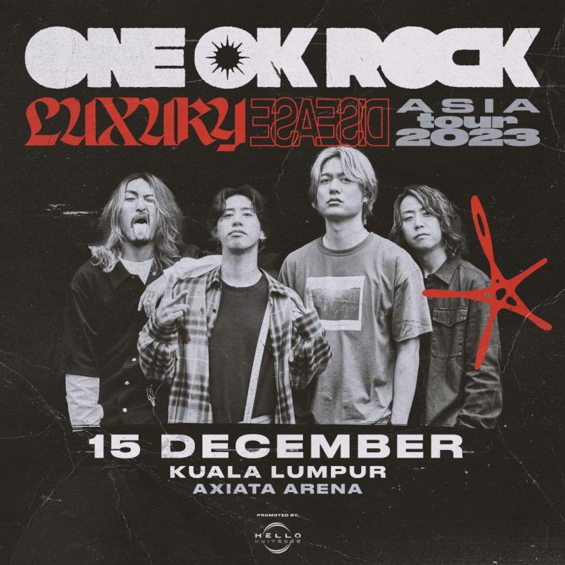 ONE OK ROCK, Malaysia, Japanese band