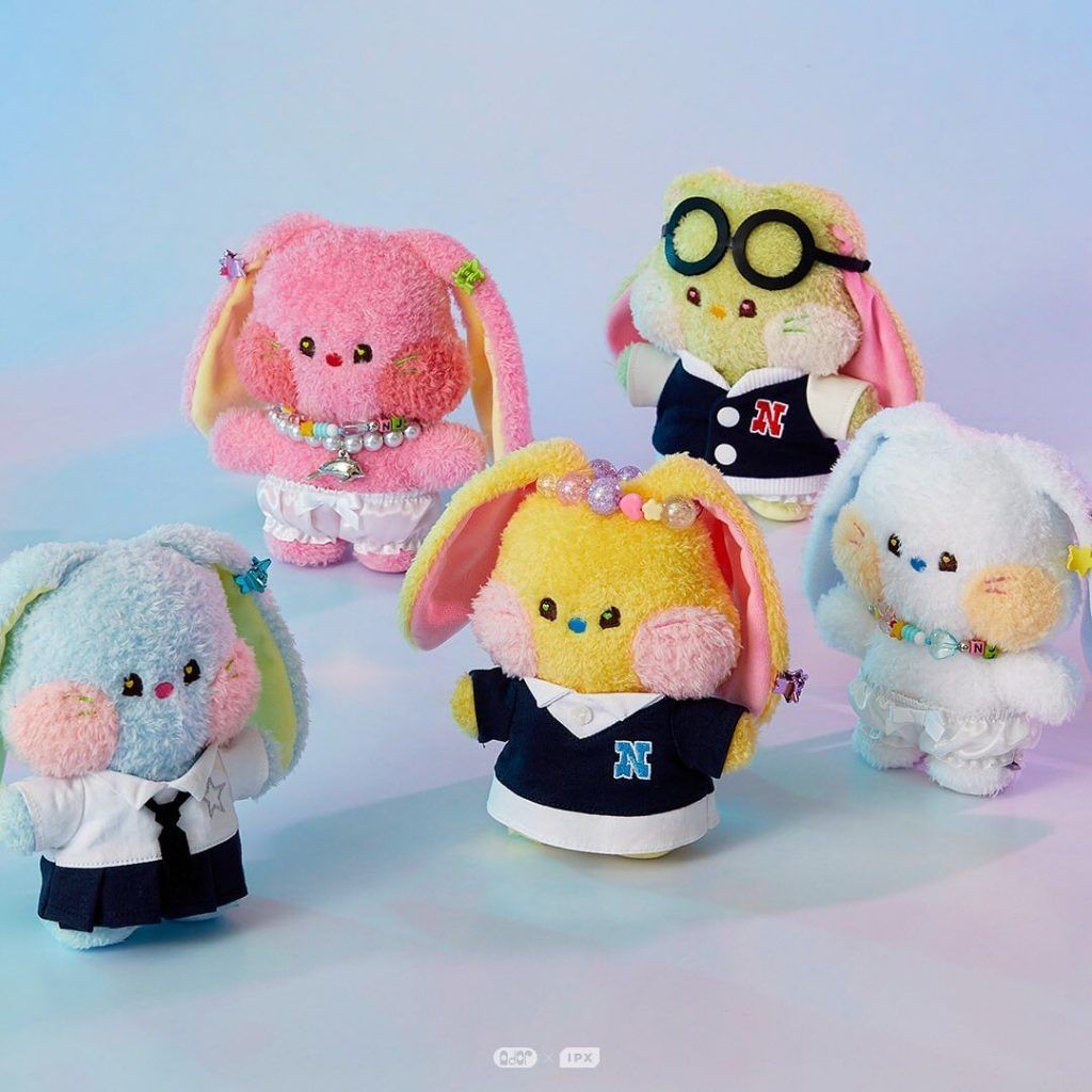 NewJeans x LINE Friends Bunini mini plush