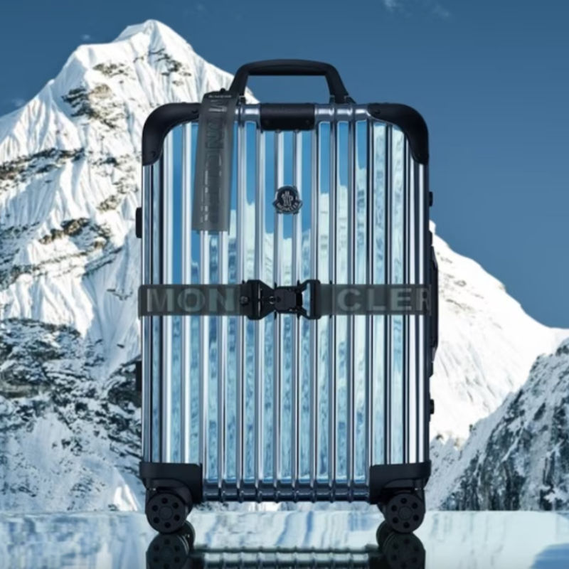 FENDI collaborates with RIMOWA on new aluminum suitcase