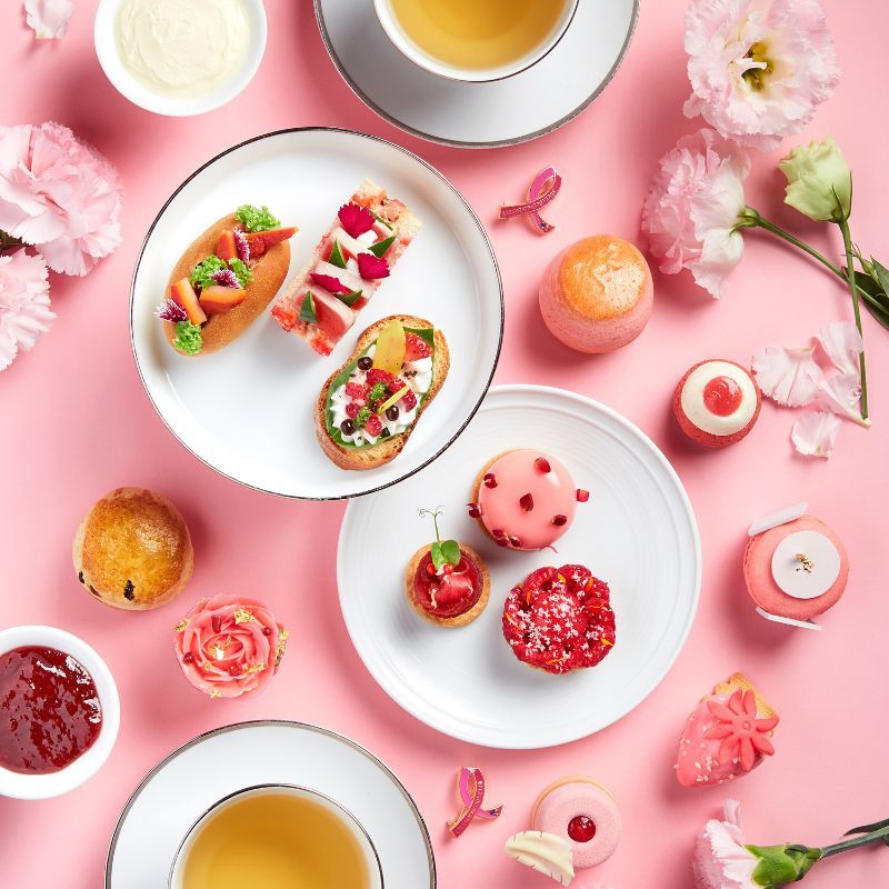 Try these 5 pink high tea sets to support Breast Cancer Awareness
