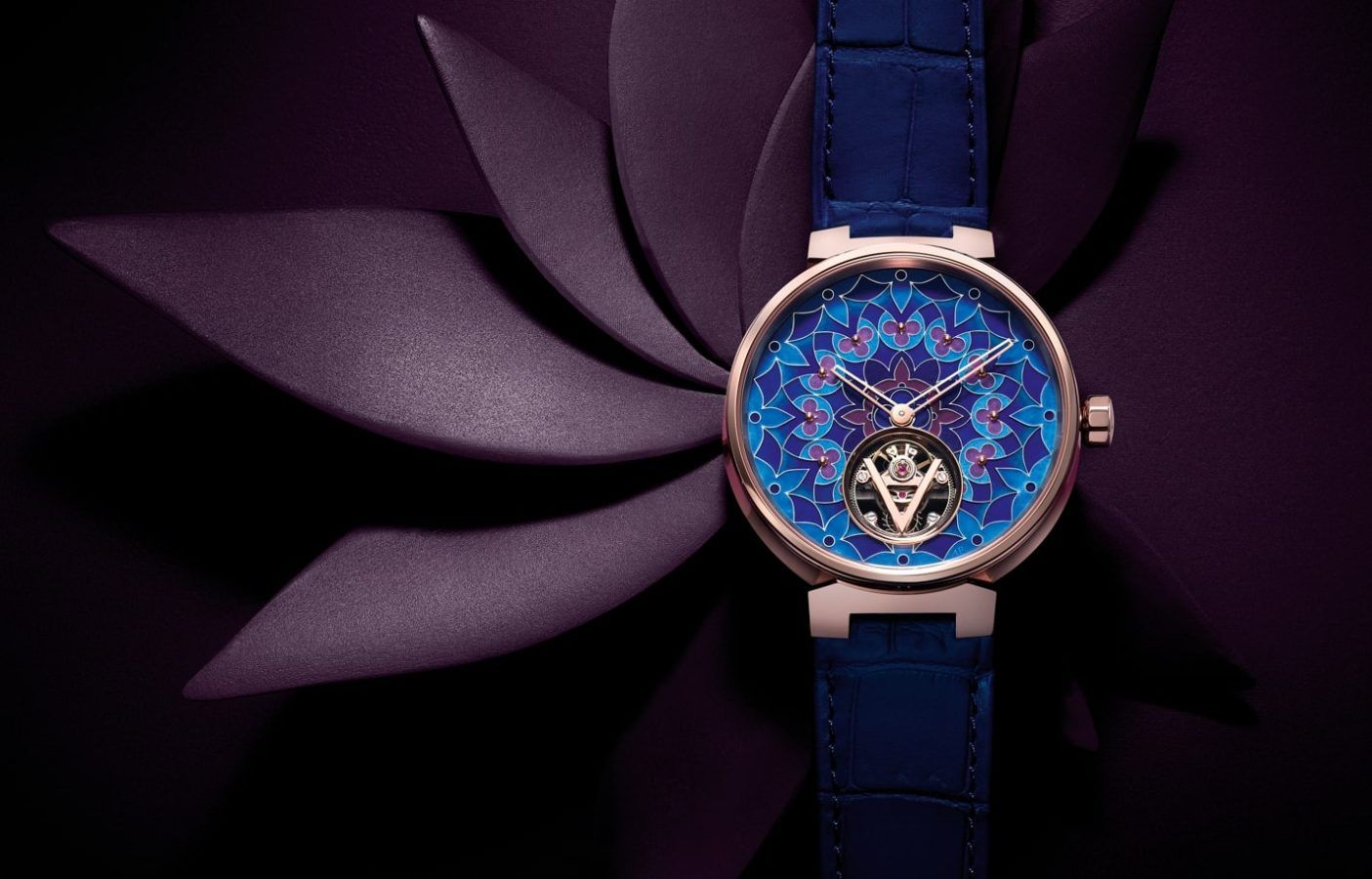 The hottest new mystery watch is Louis Vuiiton's Tambour Moon