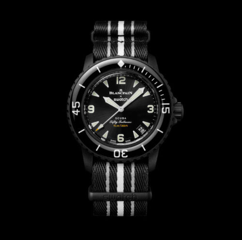 Blancpain x Swatch unveils an enigmatic &#8216;Ocean of Storms&#8217; colourway to the Scuba Fifty range