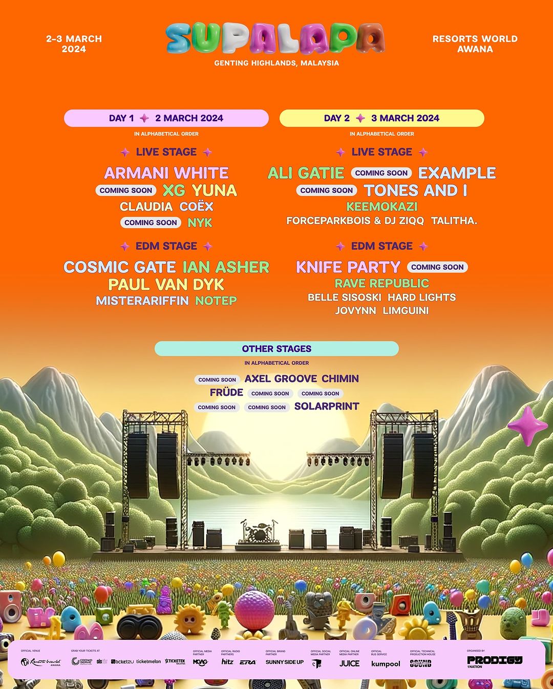 2024 年苏帕拉帕音乐节，云顶高原音乐节