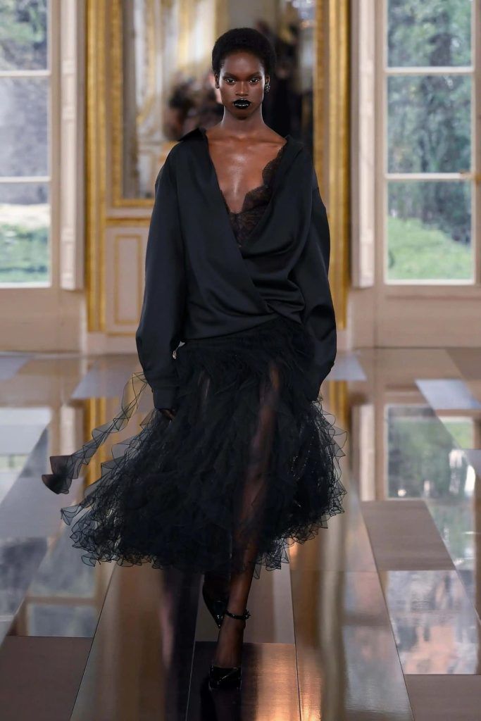 Valentino Le Noir Fall Winter 2024 looks for light through