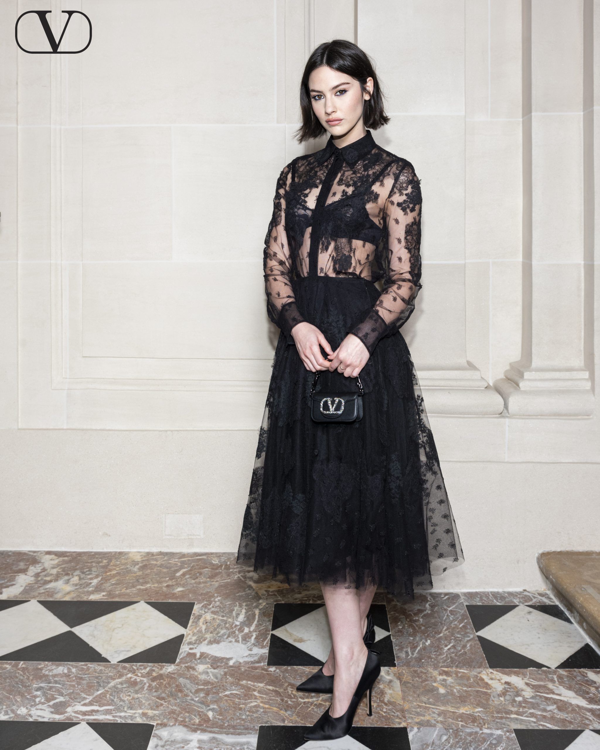 Valentino Le Noir Fall Winter 2024 looks for light through Piccioli's lens