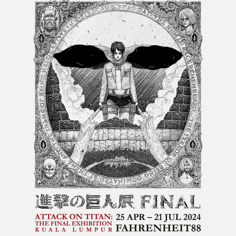 Attack On Titan exhibition to finally arrive in KL this April: location, ticket details and more