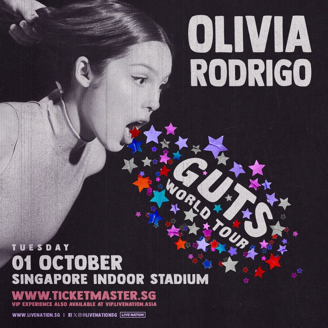 Olivia Rodrigo Guts World Tour in Singapore 2024 Tickets, venue & more