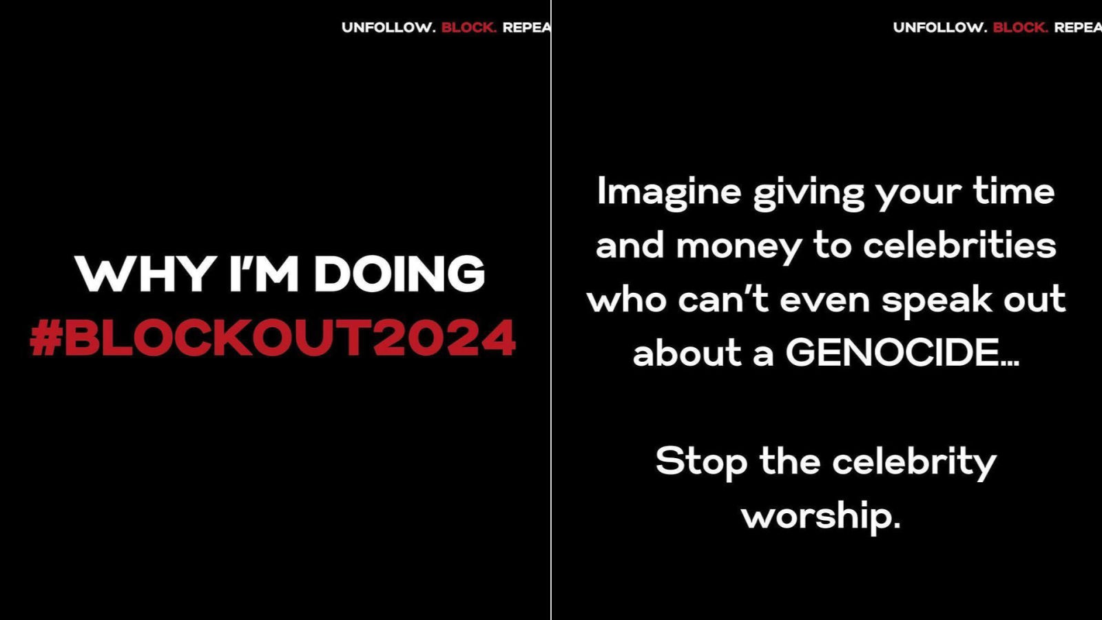 Blockout 2024: The social movement blocking celebs for their silence on Palestine