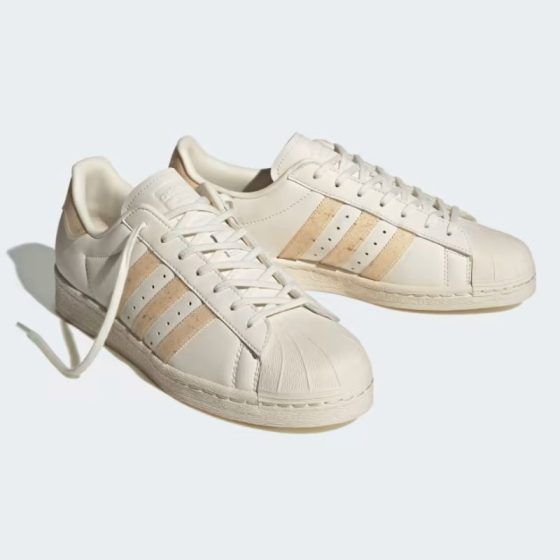 adidas gazelle silver green womens Adidas x Molly Mae Women's Superstar II 'Latte' Cream White / Earth Strata  / Cream White Low Top Sneakers main image 1