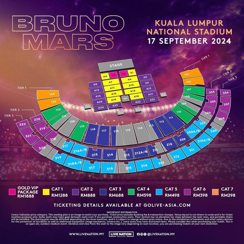 Bruno Mars KL Concert: Ticket pricing, setlist predictions | Lifestyle ...